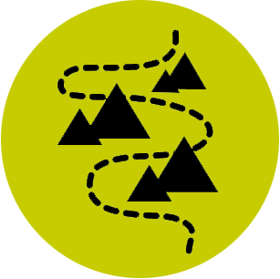 A road through some mountains